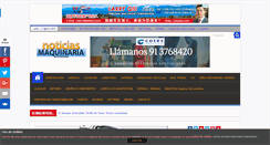 Desktop Screenshot of noticiasmaquinaria.com